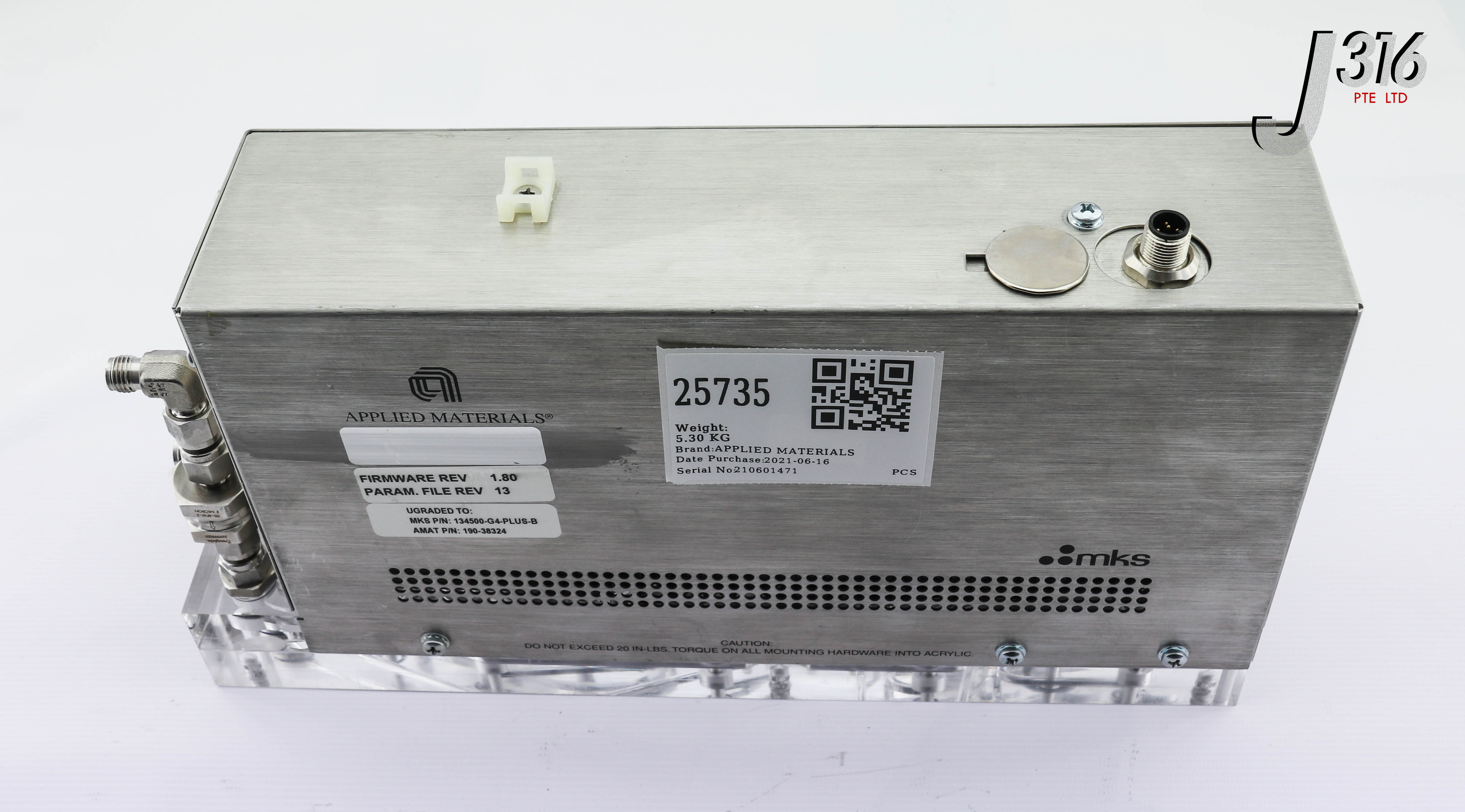 オーダー 25735 APPLIED MATERIALS VLV 4-PORT UPA 300MM LK REFLEXION 0190